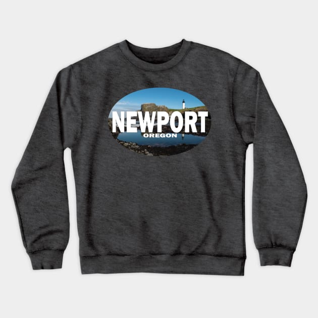 Newport Oregon Crewneck Sweatshirt by stermitkermit